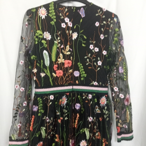 La Chocole Floral Embroidered Dress - Picture 5 of 9